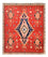 Alfombra de pasillo Alfombra persa - Nómada - 129 x 107 cm - rojo