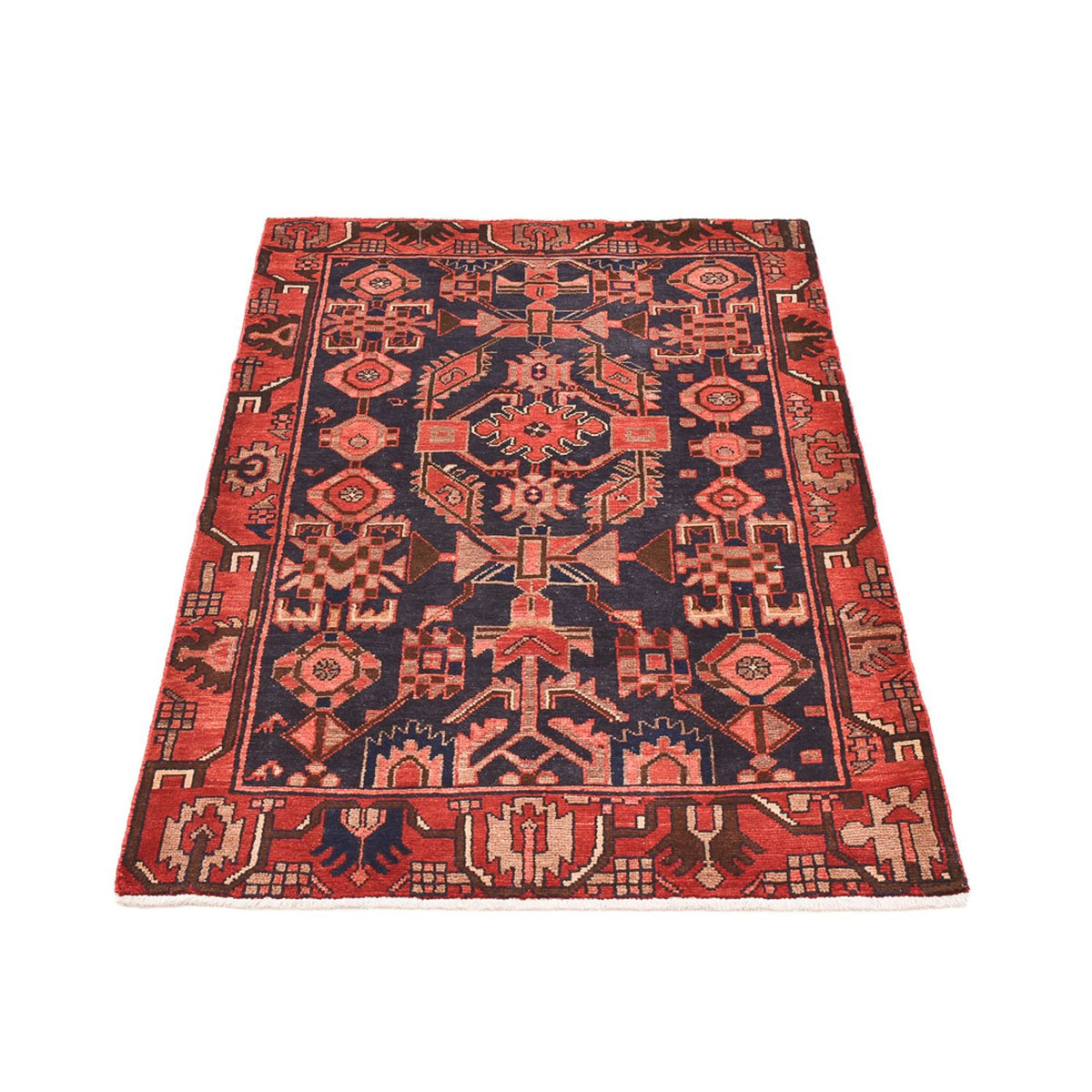 Alfombra persa - Nómada - 159 x 106 cm - rojo