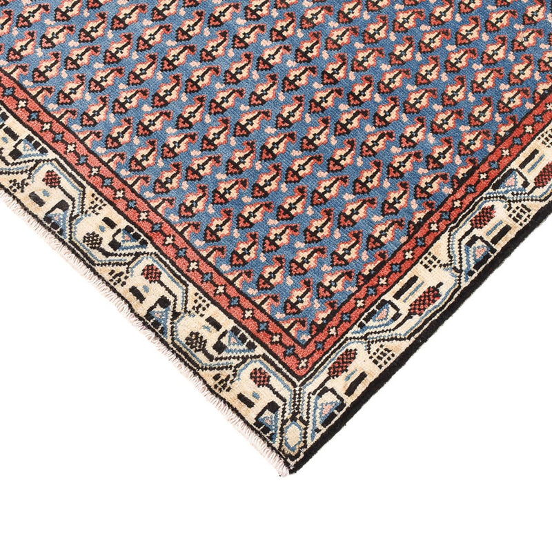 Alfombra persa - Mir - 145 x 94 cm - azul marino