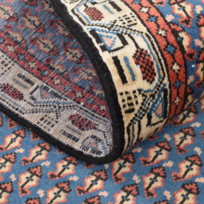 Alfombra persa - Mir - 145 x 94 cm - azul marino