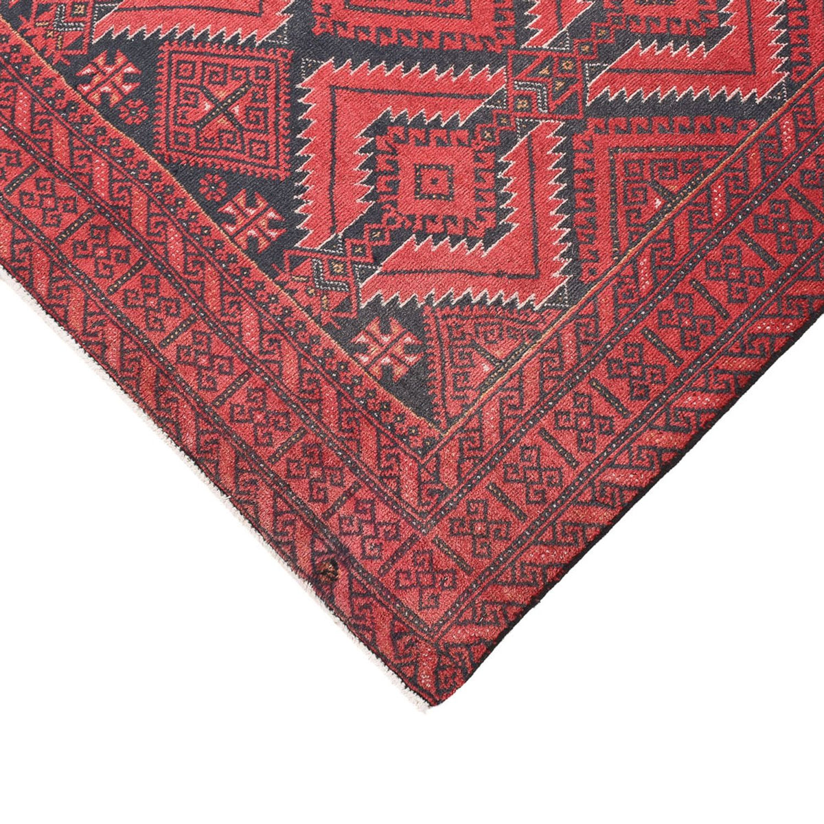 Alfombra de pasillo Alfombra Belutsch - 188 x 100 cm - rojo