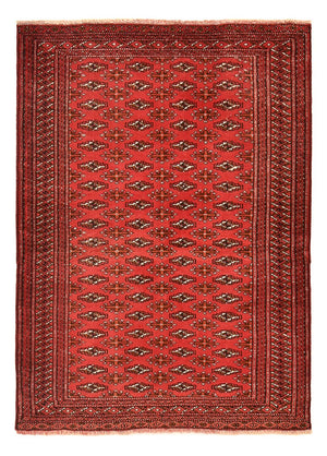 Alfombra Turkaman - 138 x 98 cm - rojo