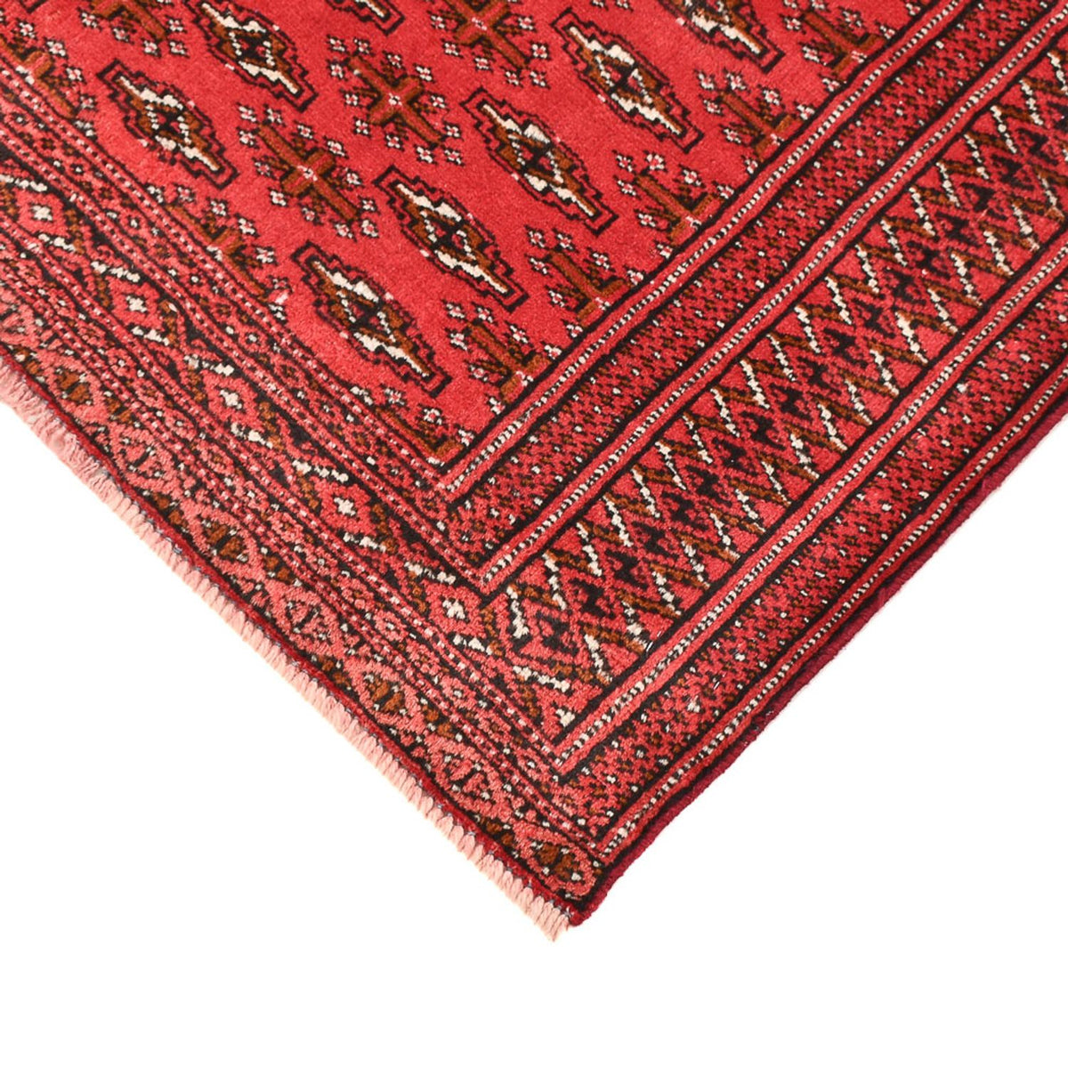Alfombra Turkaman - 138 x 98 cm - rojo