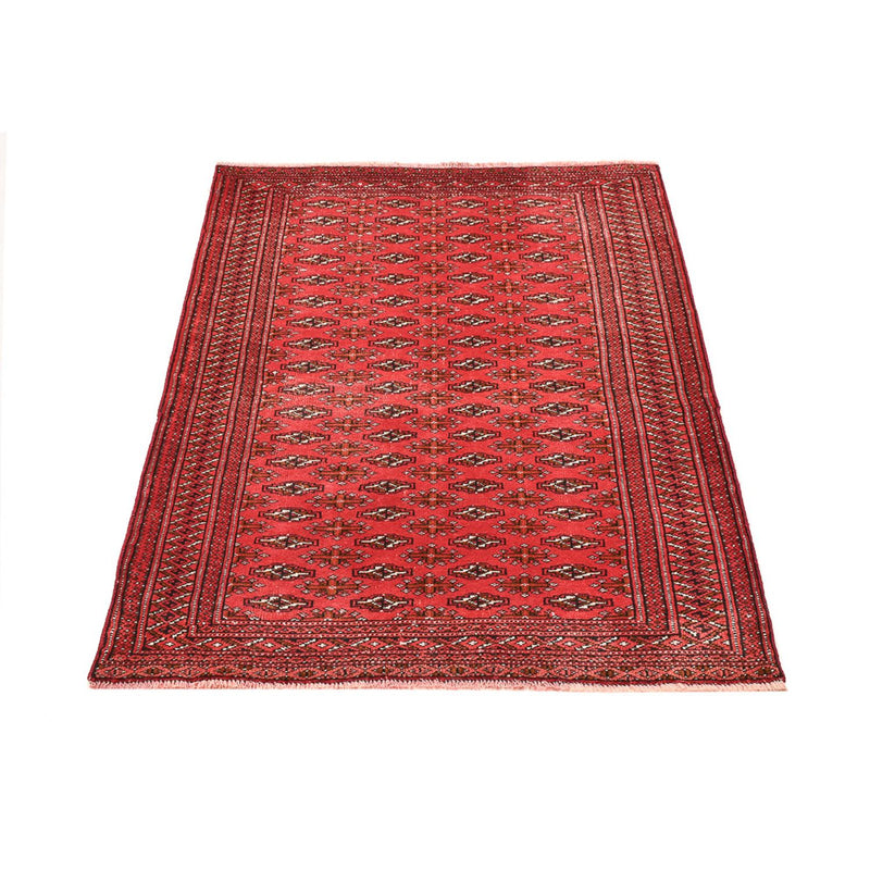 Alfombra Turkaman - 138 x 98 cm - rojo