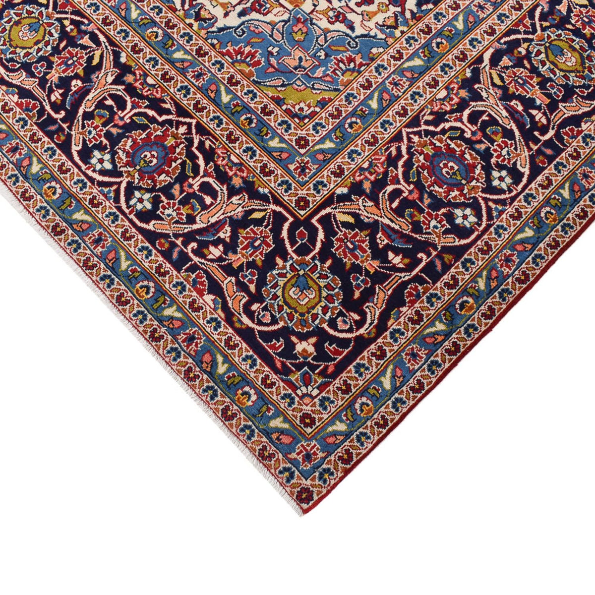 Alfombra persa - Keshan - 403 x 295 cm - rojo