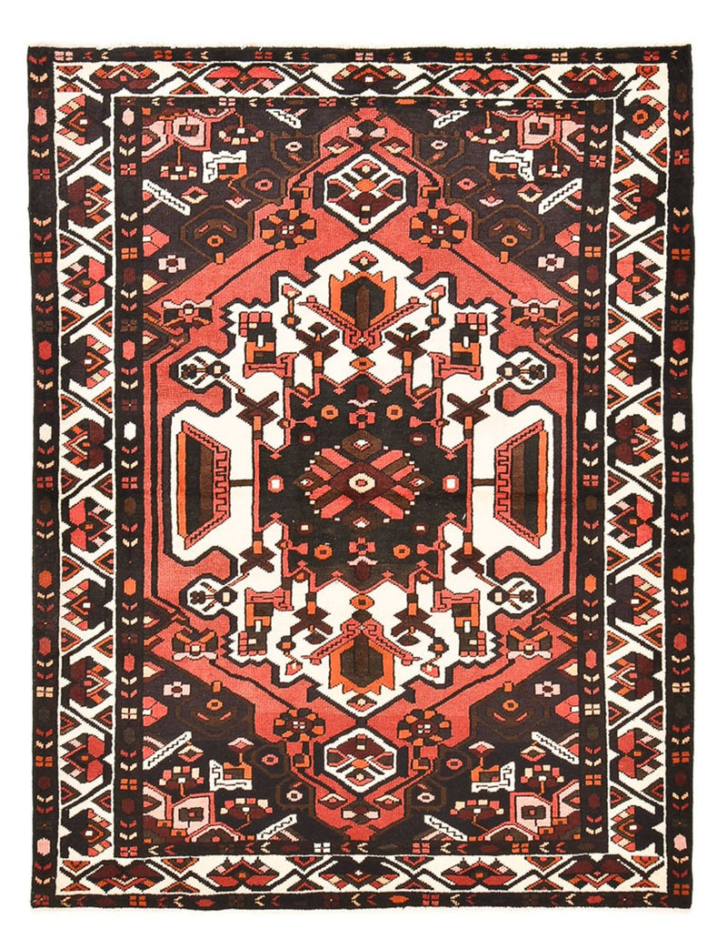 Alfombra persa - Nómada - 218 x 165 cm - multicolor