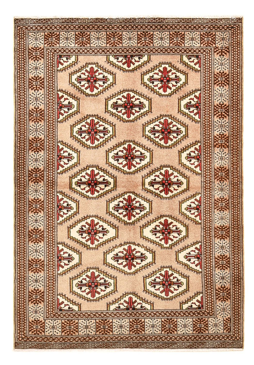 Alfombra Turkaman - 191 x 134 cm - arena