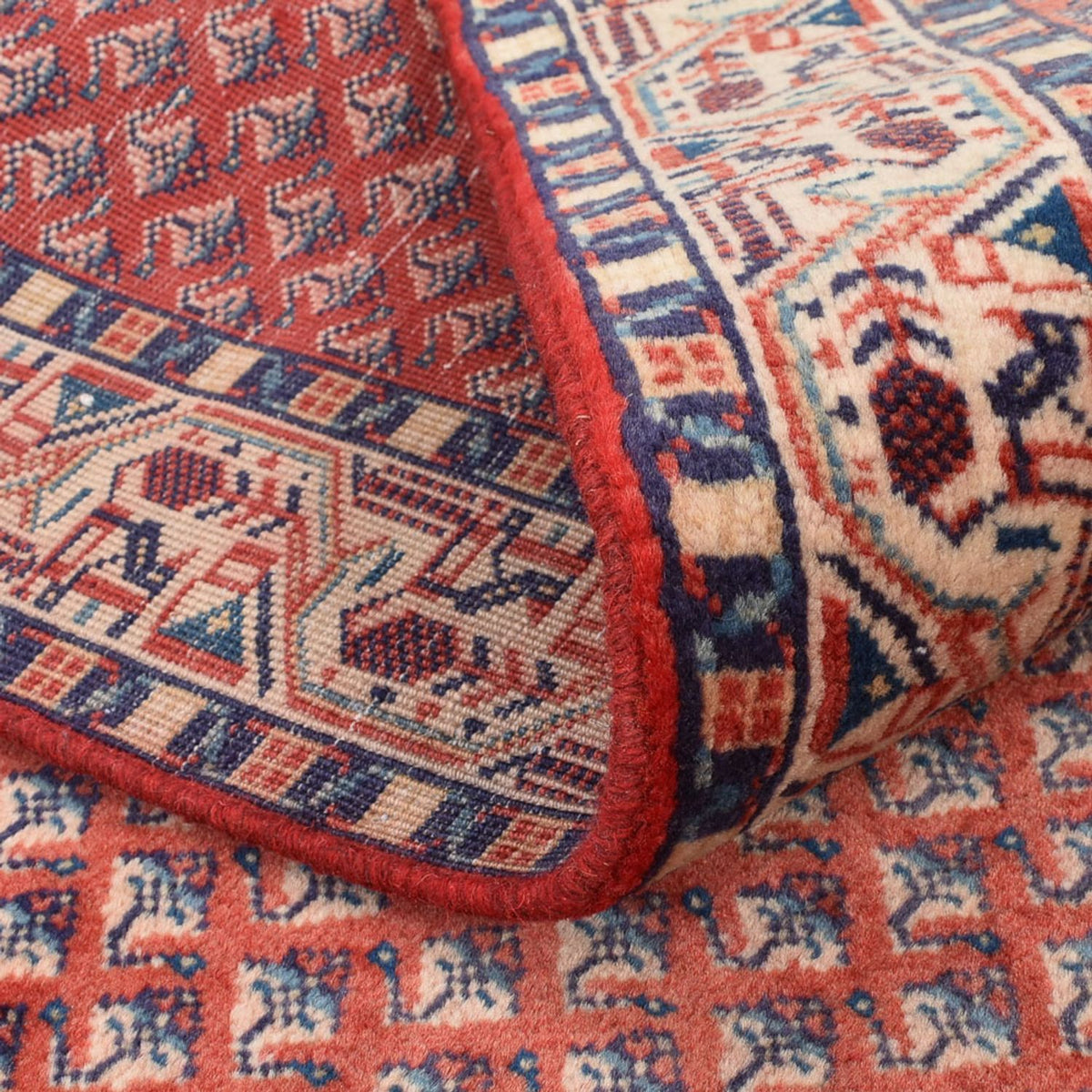 Alfombra persa - Mir - 160 x 107 cm - rojo
