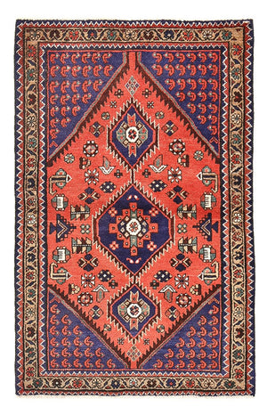 Alfombra persa - Nómada - 148 x 97 cm - multicolor