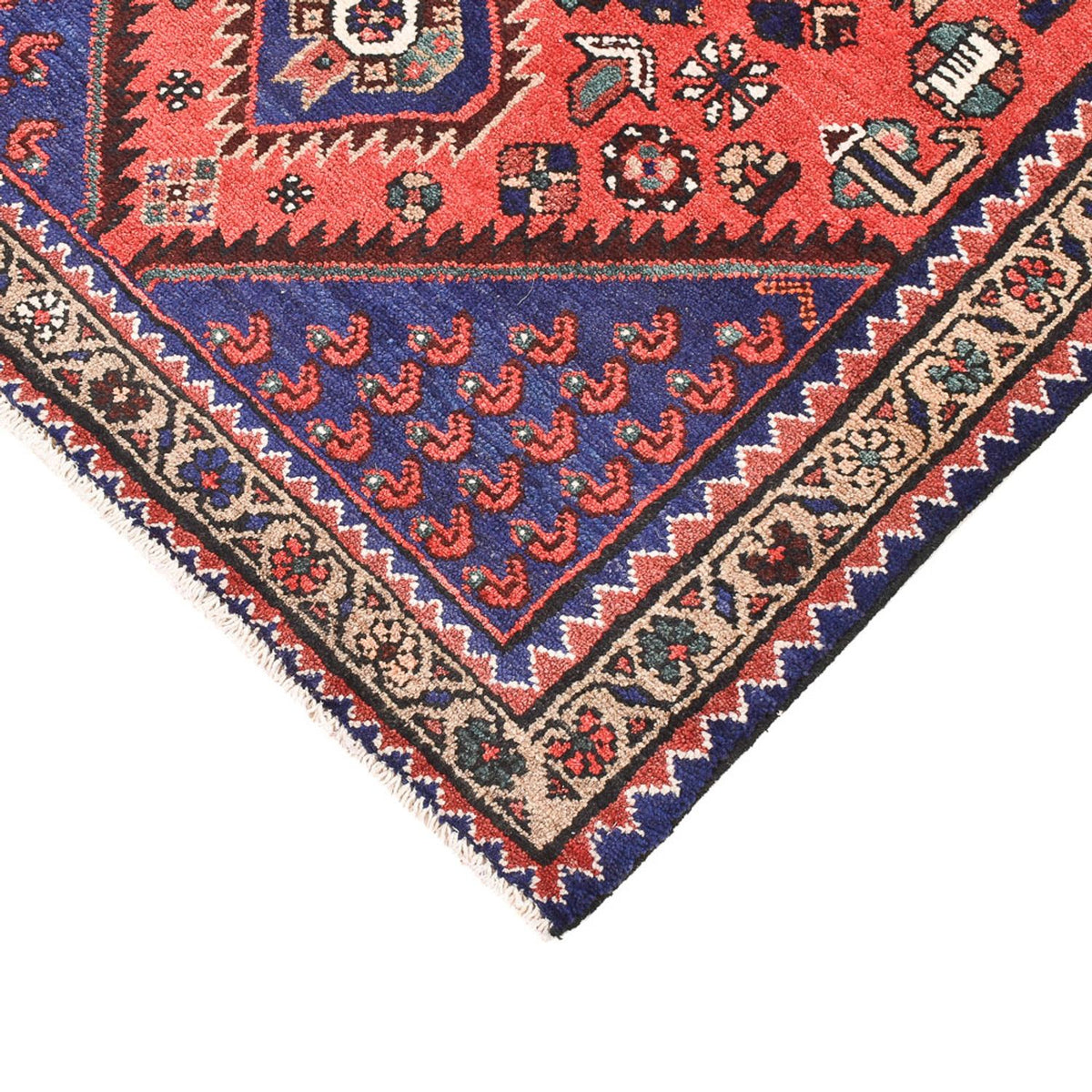 Alfombra persa - Nómada - 148 x 97 cm - multicolor