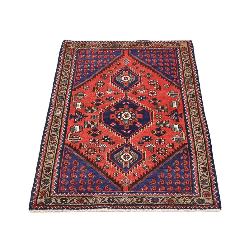 Alfombra persa - Nómada - 148 x 97 cm - multicolor