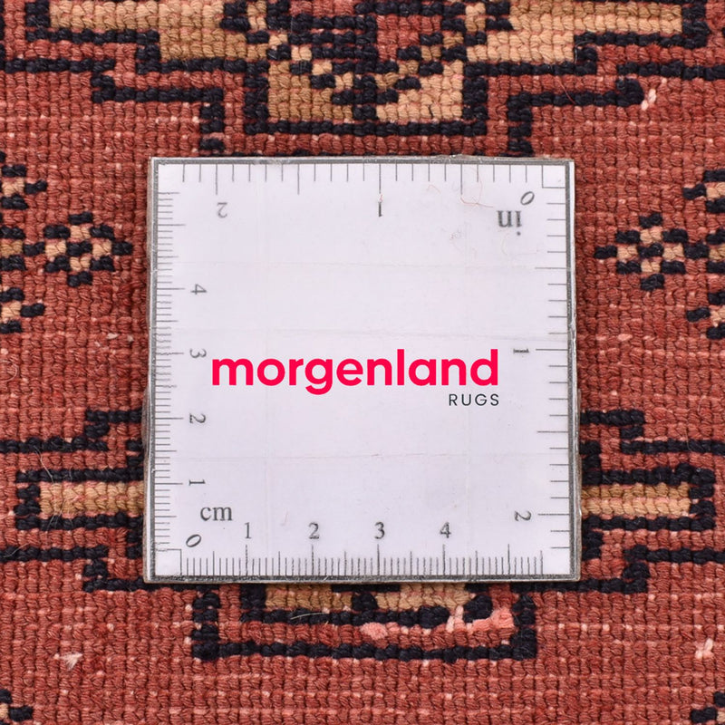Alfombra Turkaman - 132 x 99 cm - rojo