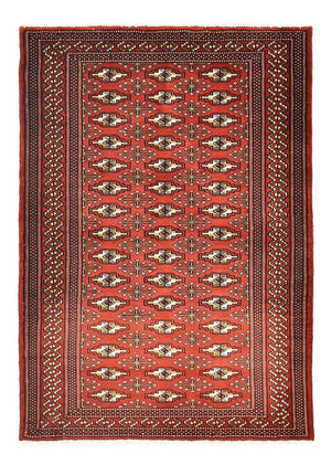 Alfombra Turkaman - 133 x 95 cm - rojo