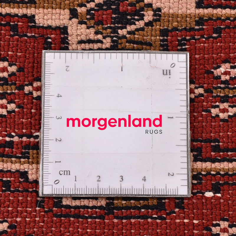 Alfombra Turkaman - 133 x 95 cm - rojo