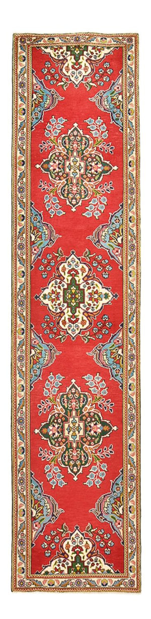 Alfombra de pasillo Alfombra persa - Tabriz - 343 x 80 cm - rojo