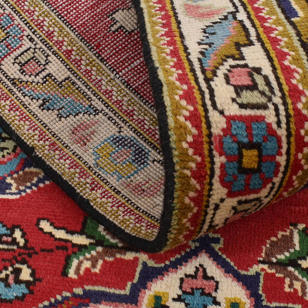 Alfombra de pasillo Alfombra persa - Tabriz - 343 x 80 cm - rojo