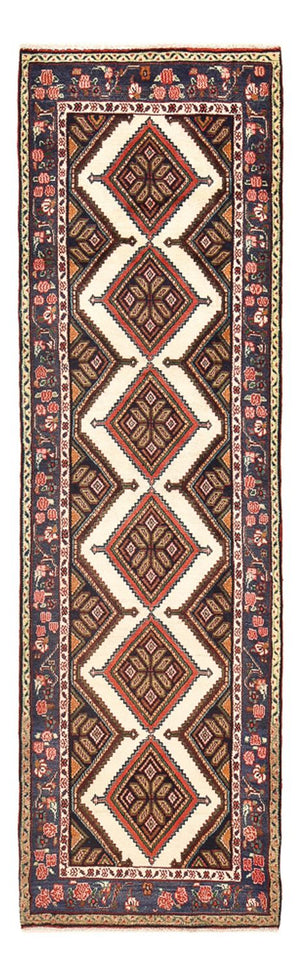 Alfombra de pasillo Alfombra persa - Nómada - 275 x 86 cm - beige oscuro