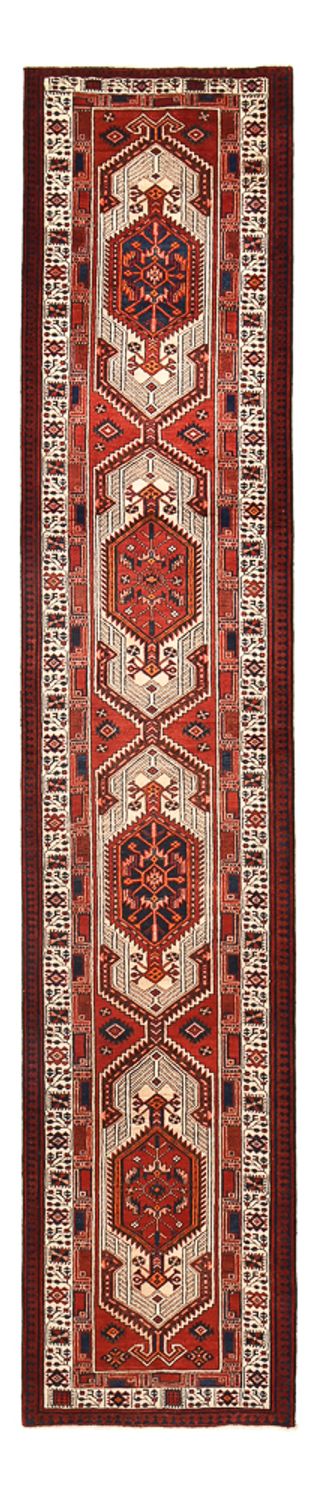 Alfombra de pasillo Alfombra persa - Tabriz - 460 x 98 cm - óxido