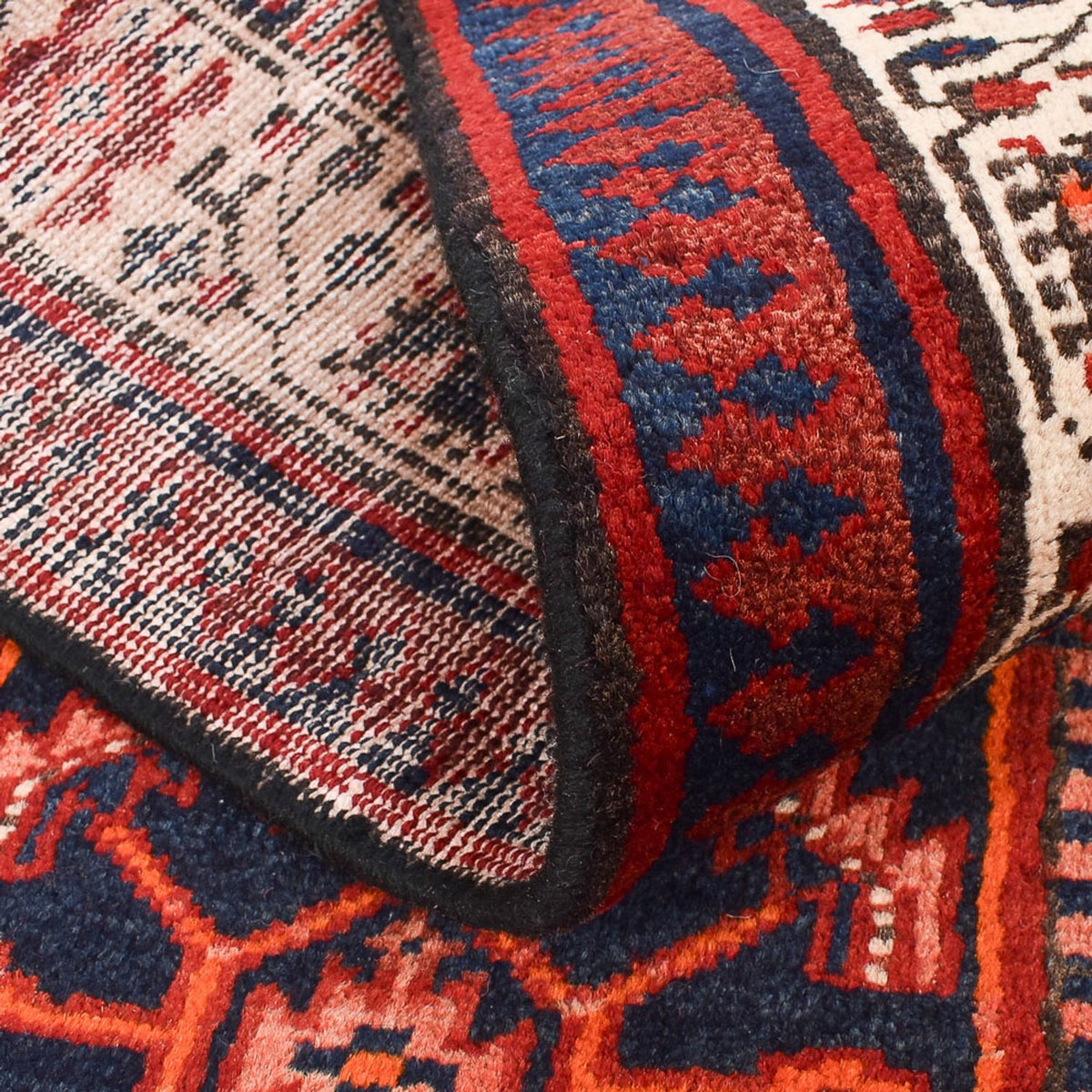 Alfombra de pasillo Alfombra persa - Tabriz - 460 x 98 cm - óxido