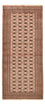 Alfombra de pasillo Alfombra Turkaman - 193 x 83 cm - rojo claro