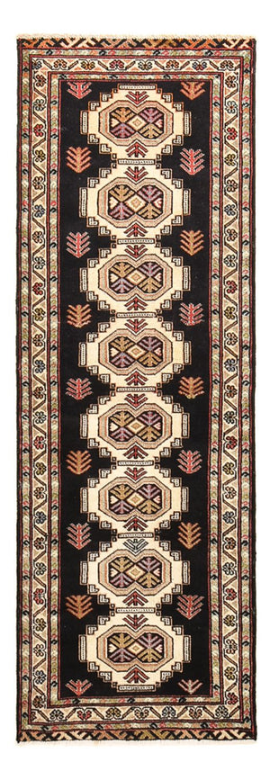 Alfombra de pasillo Alfombra Turkaman - 187 x 63 cm - azul oscuro