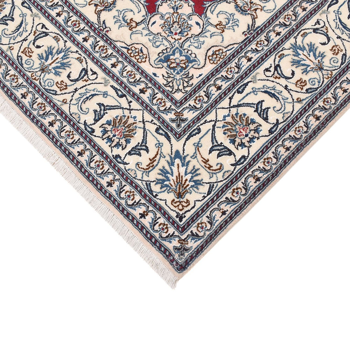 Alfombra persa - Nain - 292 x 202 cm - rojo