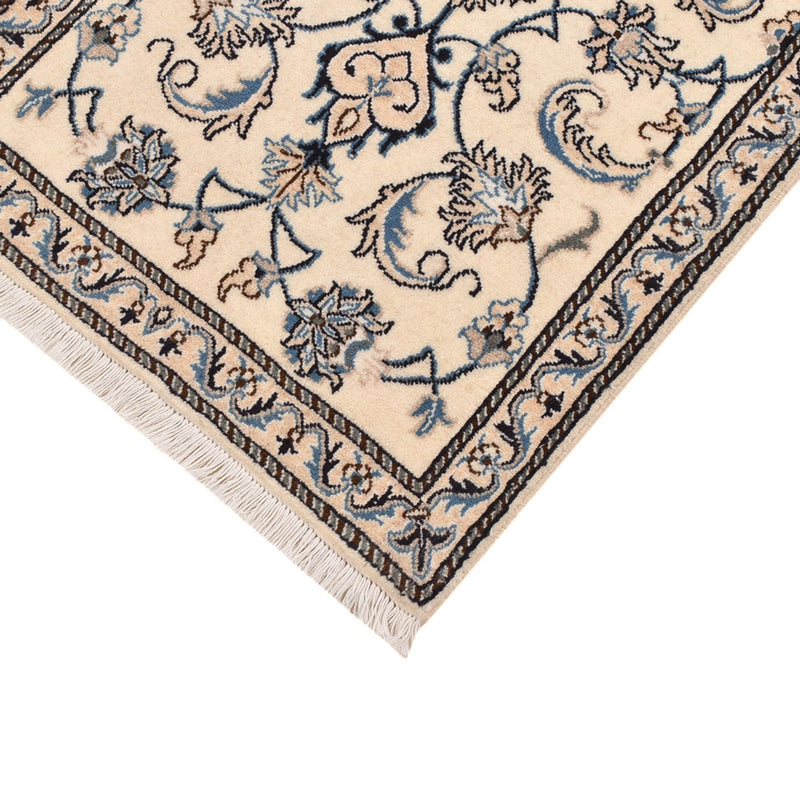 Alfombra persa - Nain - 139 x 69 cm - crema