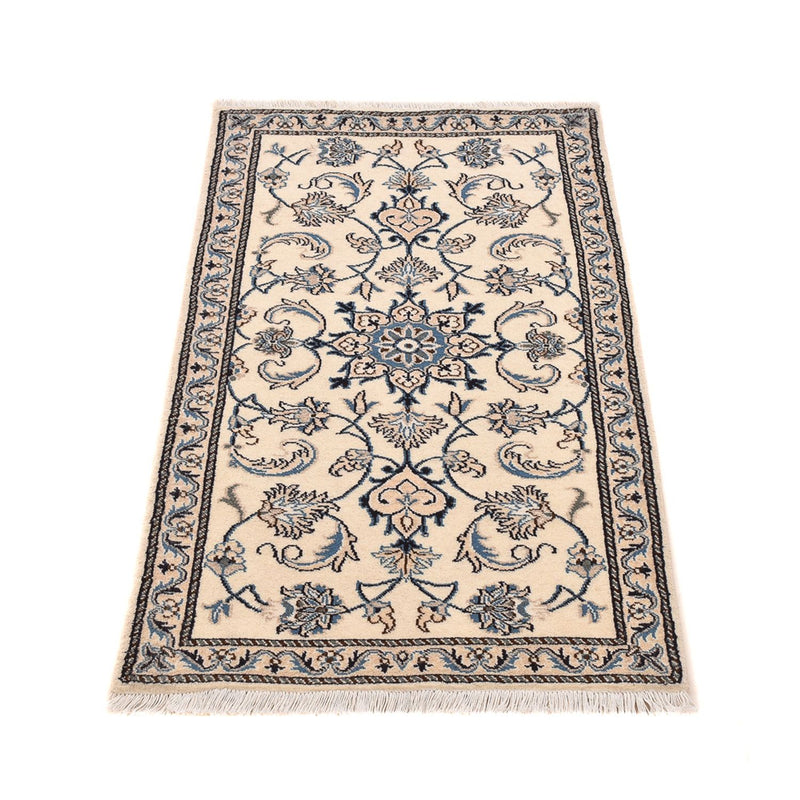 Alfombra persa - Nain - 139 x 69 cm - crema