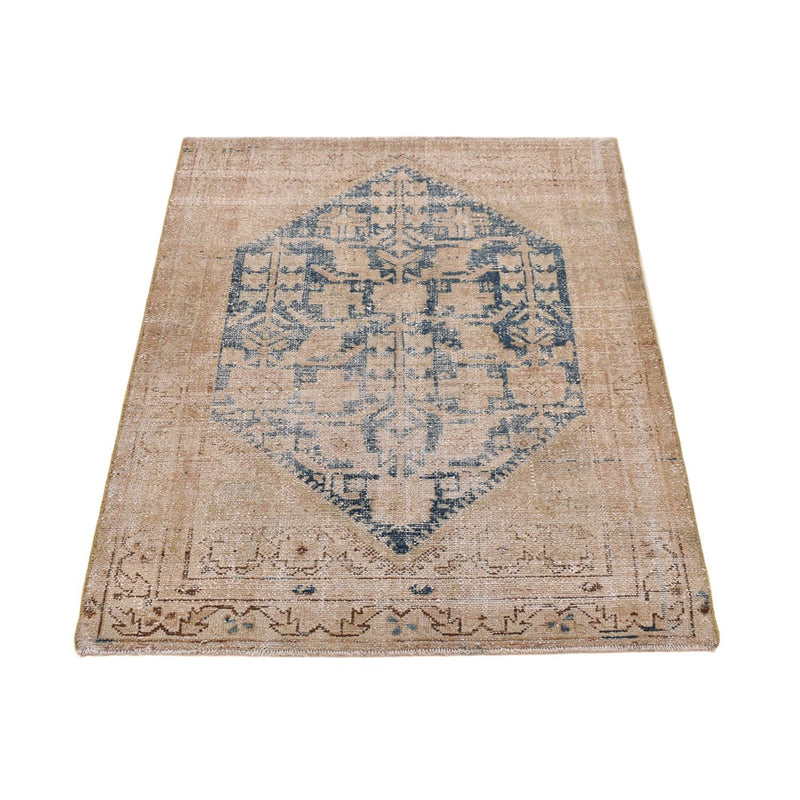 Alfombra Vintage - 148 x 108 cm - azul