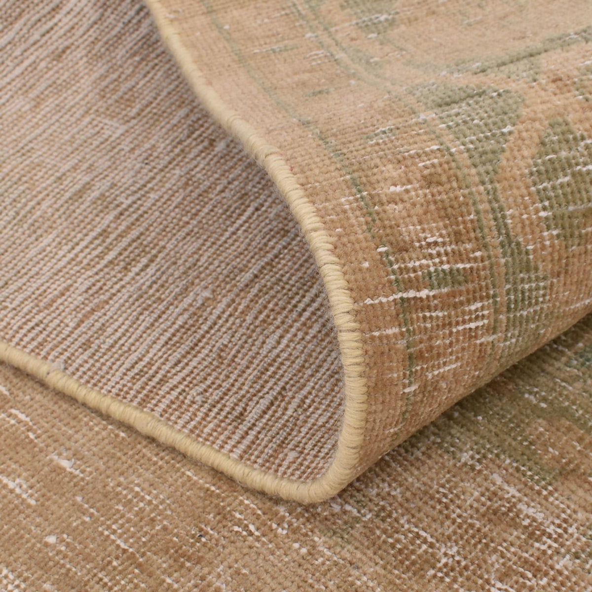 Alfombra Vintage - 206 x 145 cm - beige oscuro