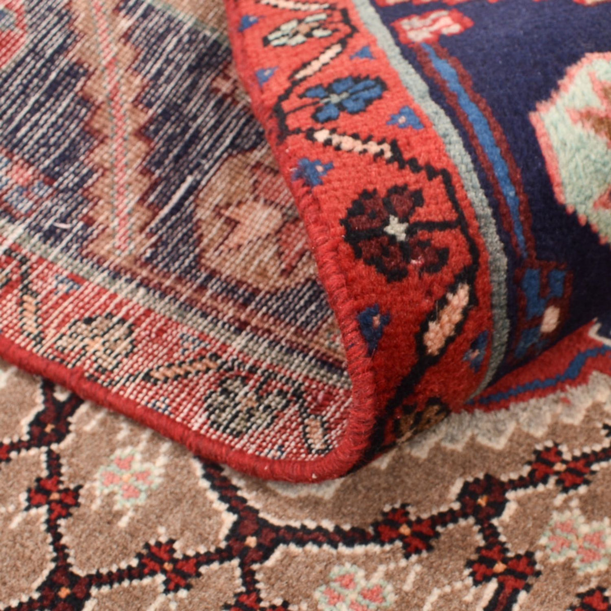 Alfombra persa - Nómada - 146 x 97 cm - multicolor