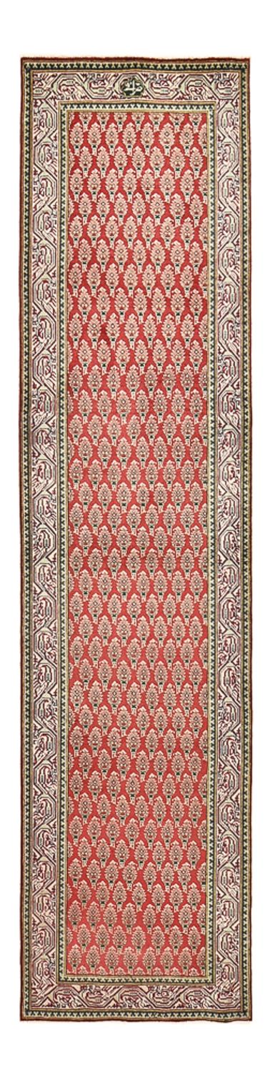 Alfombra de pasillo Alfombra persa - Tabriz - 340 x 83 cm - rojo