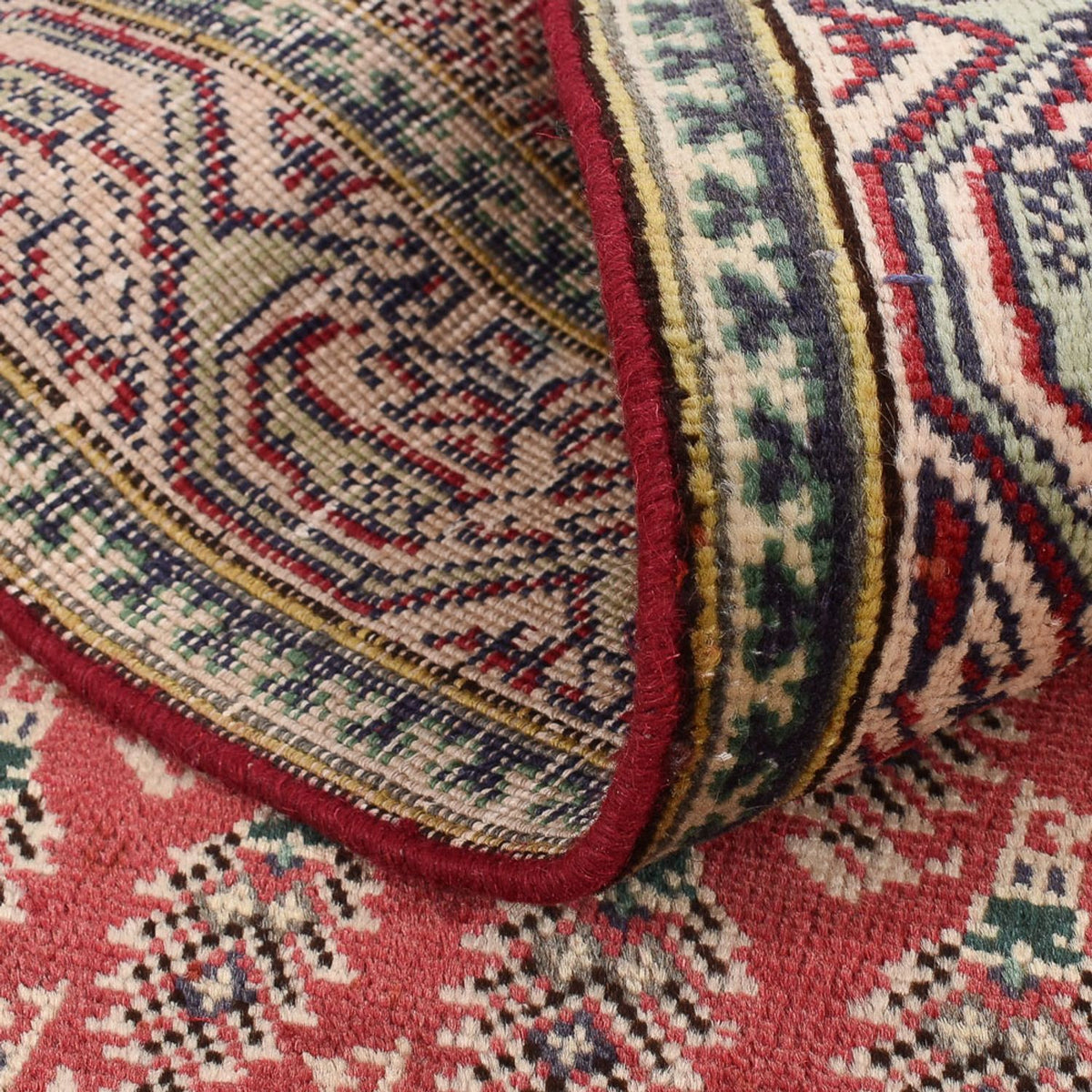 Alfombra de pasillo Alfombra persa - Tabriz - 340 x 83 cm - rojo