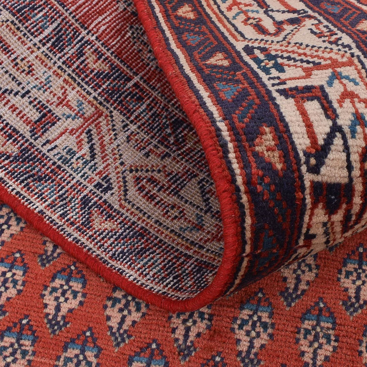 Alfombra de pasillo Alfombra persa - Mir - 462 x 77 cm - óxido