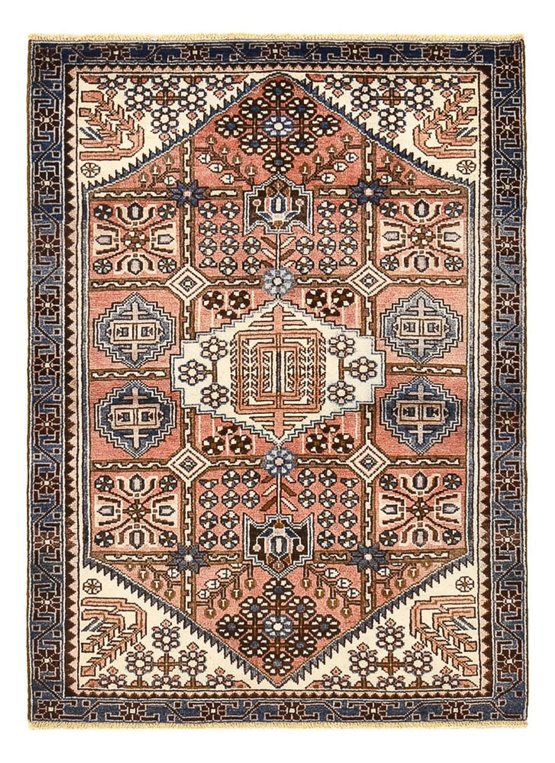 Alfombra persa - Nómada - 155 x 112 cm - multicolor
