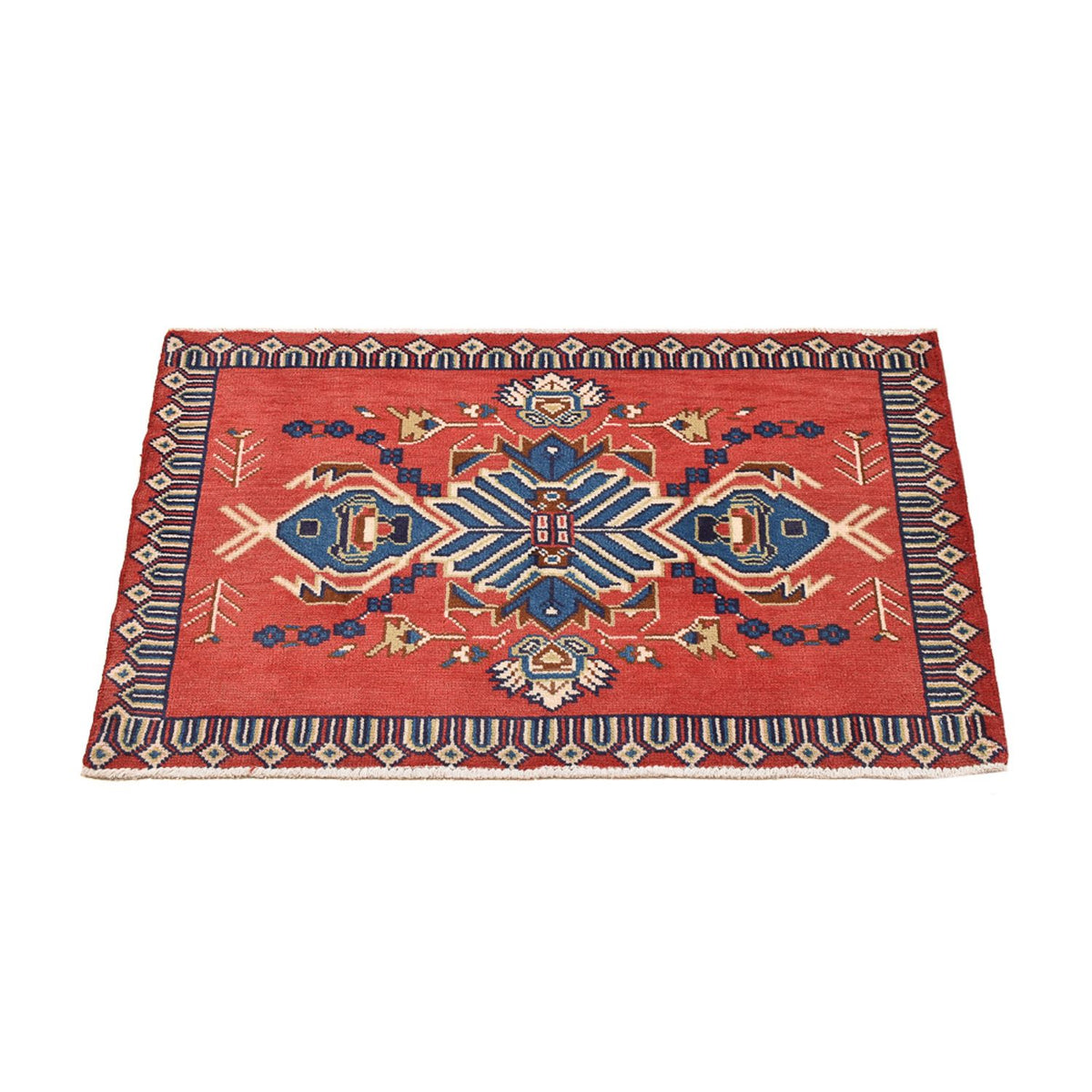 Alfombra persa - Nómada - 93 x 57 cm - rojo