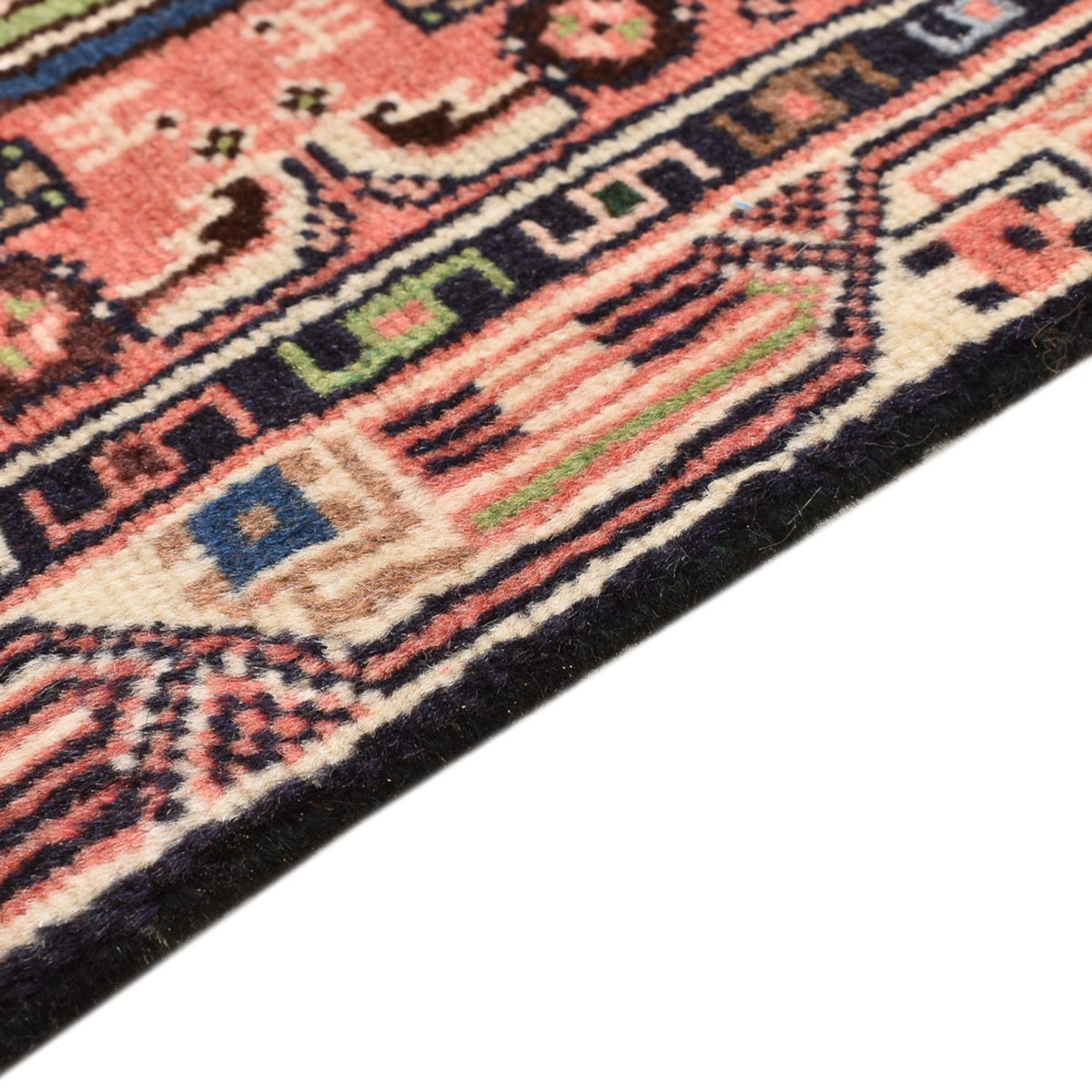 Alfombra persa - Nómada - 93 x 53 cm - rojo claro