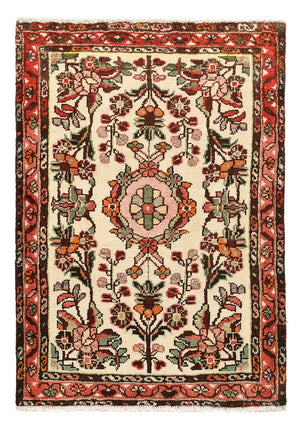Alfombra persa - Nómada - 98 x 68 cm - multicolor