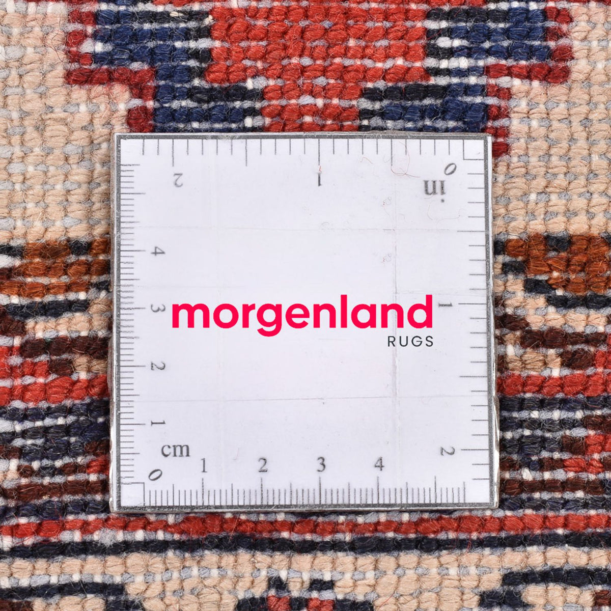 Alfombra persa - Nómada - 92 x 68 cm - rojo claro