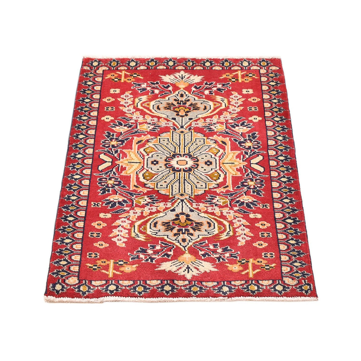 Alfombra persa - Nómada - 91 x 62 cm - rojo