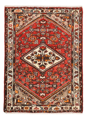 Alfombra persa - Nómada - 93 x 68 cm - rojo