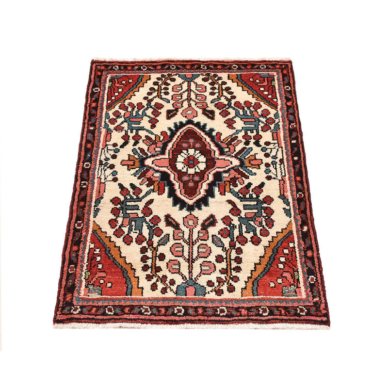 Alfombra persa - Nómada - 96 x 64 cm - multicolor
