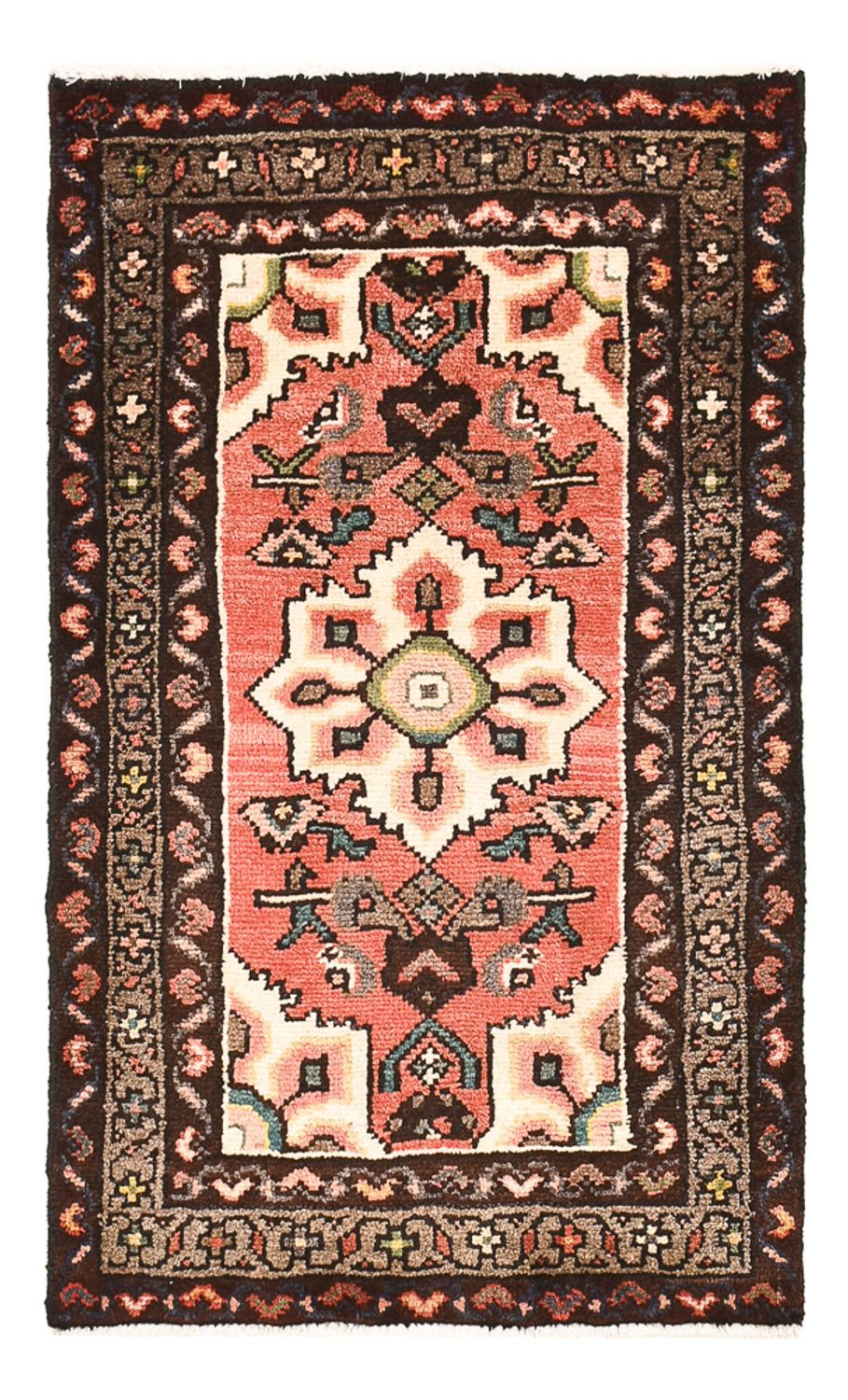 Alfombra persa - Nómada - 87 x 53 cm - rojo claro