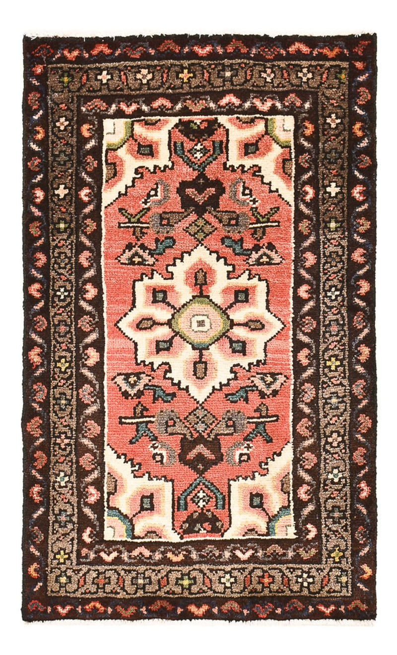 Alfombra persa - Nómada - 87 x 53 cm - rojo claro