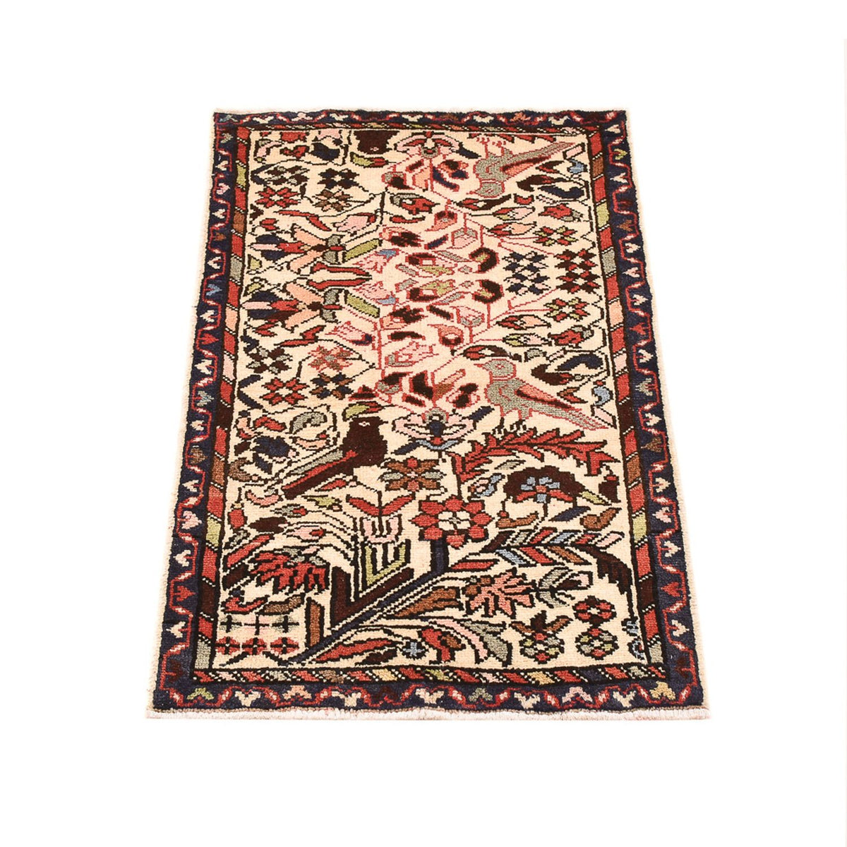 Alfombra persa - Nómada - 95 x 54 cm - multicolor