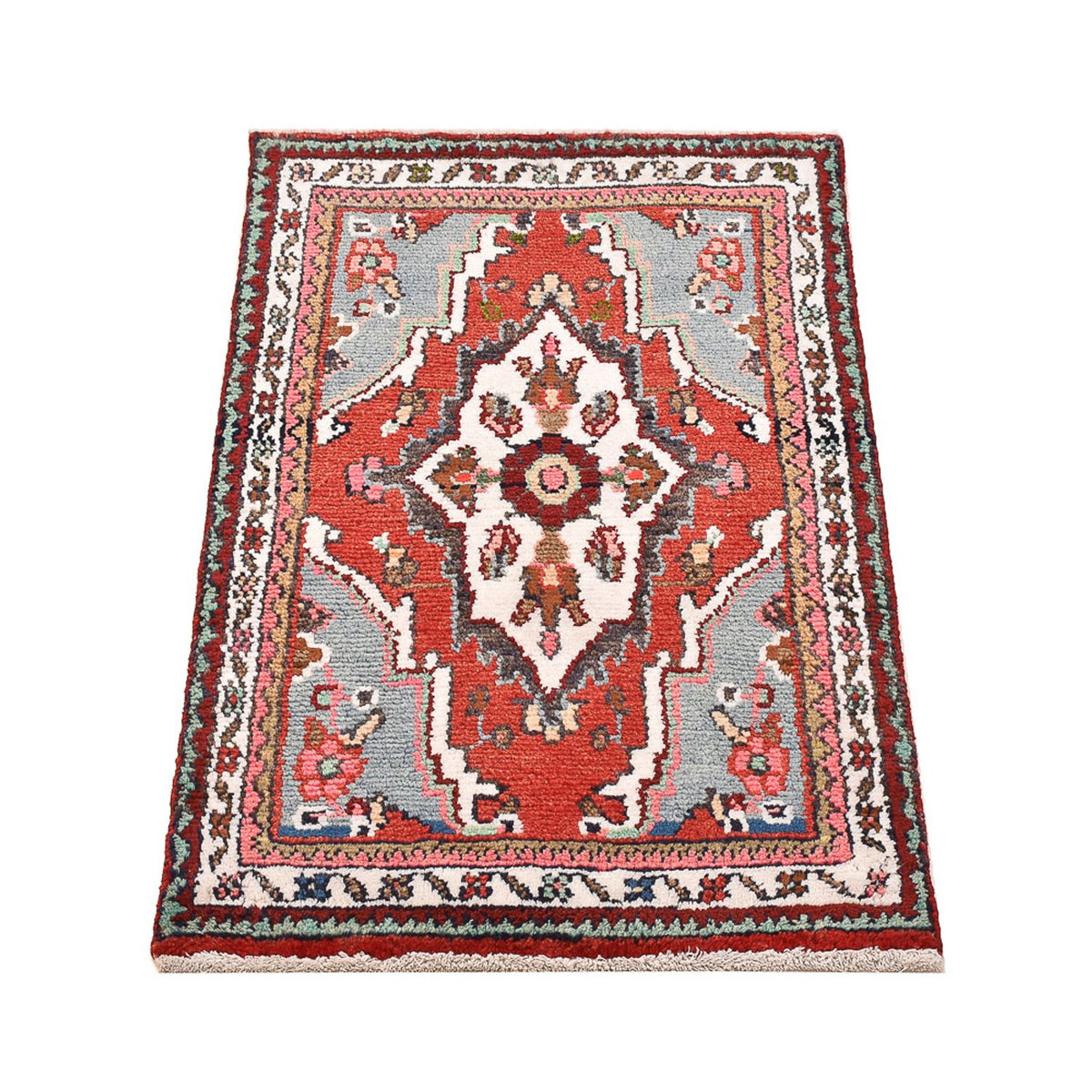 Alfombra persa - Nómada - 90 x 58 cm - rojo