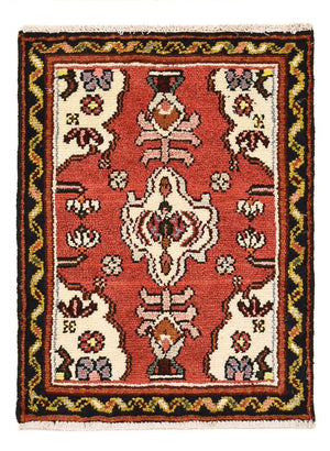 Alfombra persa - Nómada - 62 x 44 cm - rojo