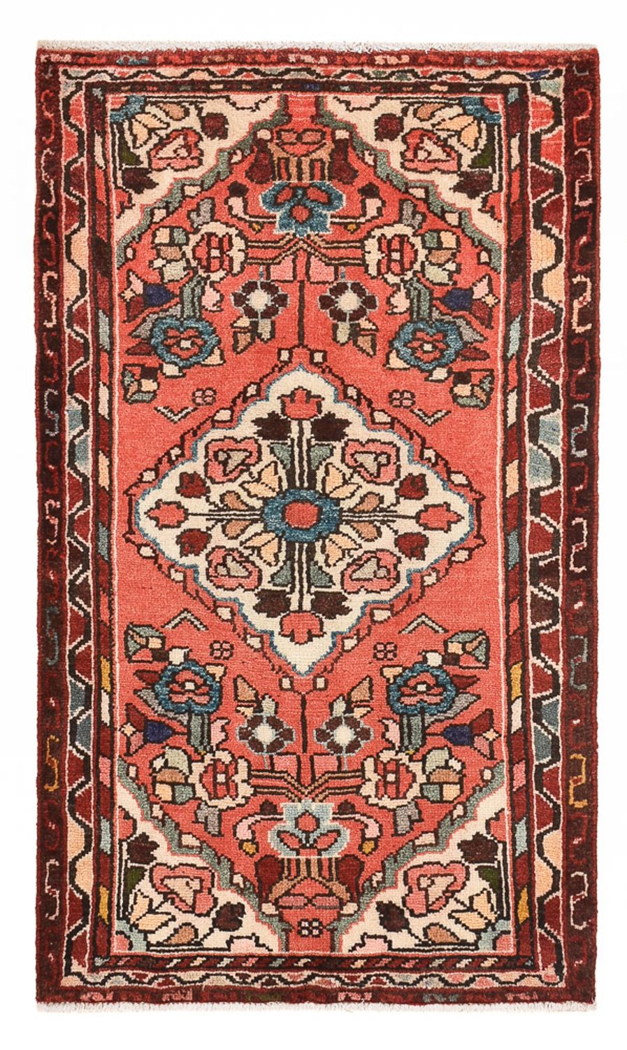 Alfombra persa - Nómada - 103 x 61 cm - rojo
