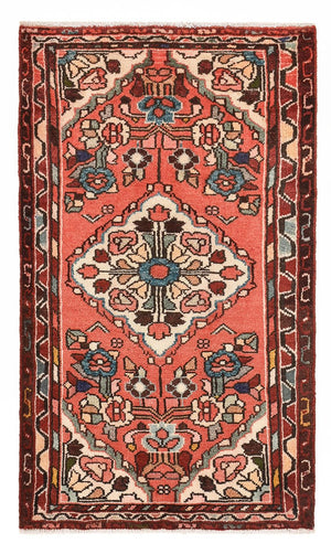 Alfombra persa - Nómada - 103 x 61 cm - rojo