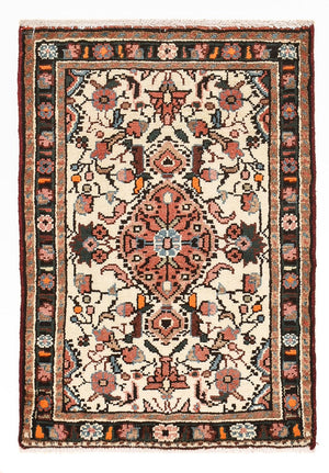 Alfombra persa - Nómada - 75 x 53 cm - multicolor